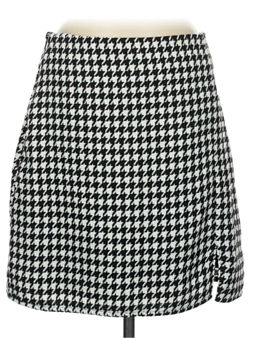 Old Navy Houndstooth Mini Skirt - Black & White